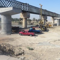 مشروع سکة حديد حجامة ساوة